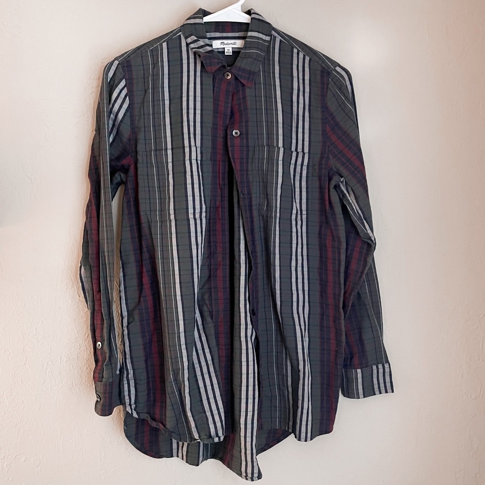 Madewell Plaid Longsleeve Button Down